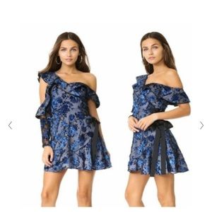 Self portrait one sleeve dress